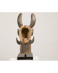 Wooden Mythical Animal Mask Mounted on Custom Base-14. Asian & Chinese Furniture, Art, Antiques, Vintage Home Décor for sale at FEA Home