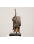 Wooden Mythical Animal Mask Mounted on Custom Base-16. Asian & Chinese Furniture, Art, Antiques, Vintage Home Décor for sale at FEA Home