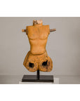 Cavalier Sans Tête, Carved Wooden Torso Mounted on Custom Black Lacquer Base-2. Asian & Chinese Furniture, Art, Antiques, Vintage Home Décor for sale at FEA Home