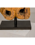 Cavalier Sans Tête, Carved Wooden Torso Mounted on Custom Black Lacquer Base-5. Asian & Chinese Furniture, Art, Antiques, Vintage Home Décor for sale at FEA Home