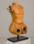 Cavalier Sans Tête, Carved Wooden Torso Mounted on Custom Black Lacquer Base-6. Asian & Chinese Furniture, Art, Antiques, Vintage Home Décor for sale at FEA Home