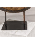 Ancient Cart Wheel Mounted on Black Lacquer Base with Rustic Character-7. Asian & Chinese Furniture, Art, Antiques, Vintage Home Décor for sale at FEA Home