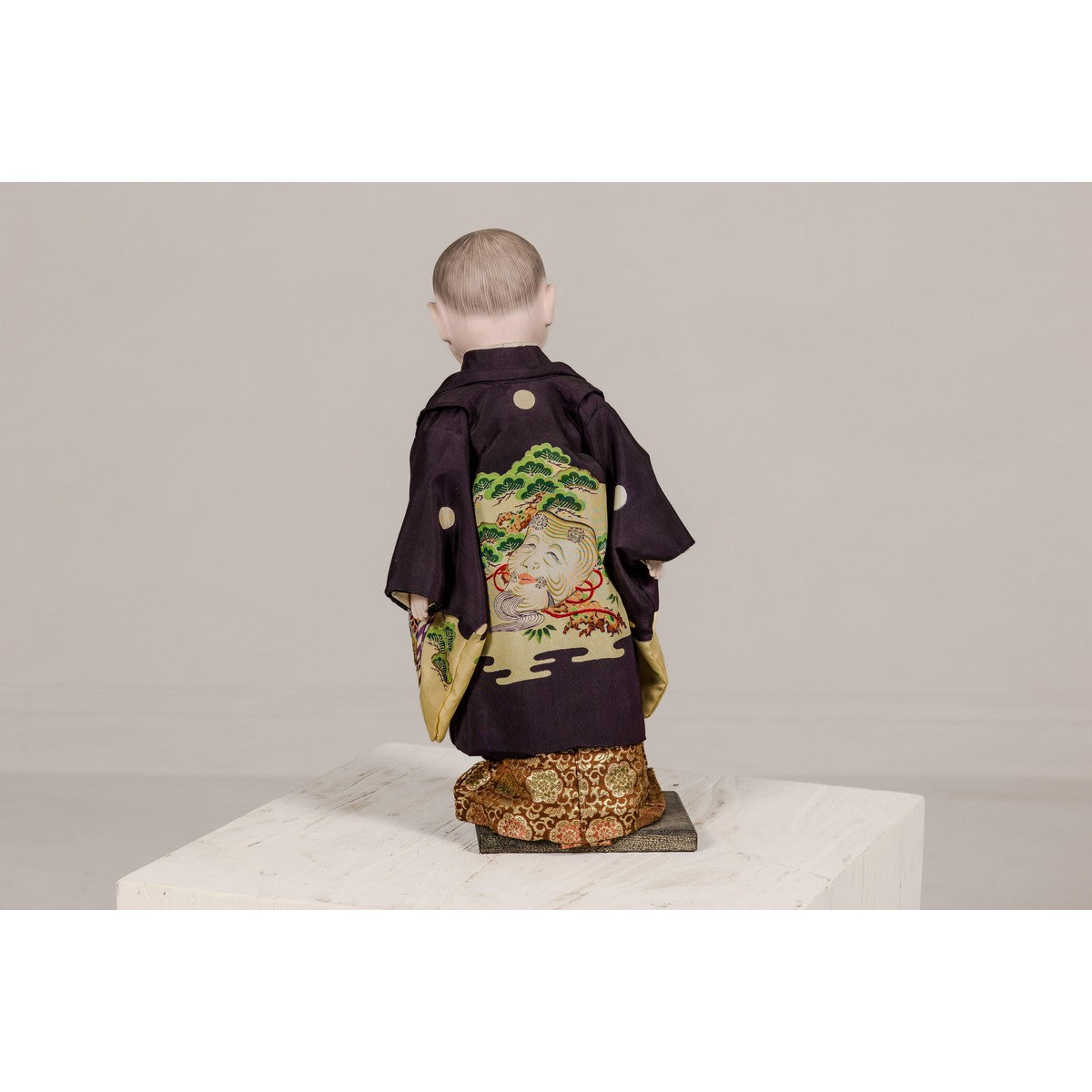Ichimatsu Doll of a Little Boy Dressed in a City Kimono-10. Asian & Chinese Furniture, Art, Antiques, Vintage Home Décor for sale at FEA Home