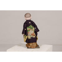 Ichimatsu Doll of a Little Boy Dressed in a City Kimono, circa 1950