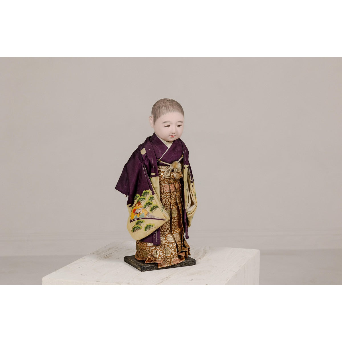 Ichimatsu Doll of a Little Boy Dressed in a City Kimono-8. Asian & Chinese Furniture, Art, Antiques, Vintage Home Décor for sale at FEA Home