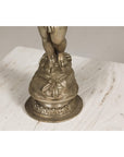Baroque Style Silvered Bronze Statuette of a Putto Carrying a Fruit Basket-14. Asian & Chinese Furniture, Art, Antiques, Vintage Home Décor for sale at FEA Home