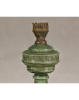 Green Glass Gas Lights with Meander Friezes, a Vintage Pair-9. Asian & Chinese Furniture, Art, Antiques, Vintage Home Décor for sale at FEA Home