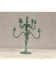 Vintage Two-Tiered Eight Arm Candelabra with Verdigris Patina-9. Asian & Chinese Furniture, Art, Antiques, Vintage Home Décor for sale at FEA Home