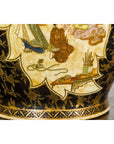 Inspired Black and Gold Vase with Family Scenes and Foo Dog Handles-7. Asian & Chinese Furniture, Art, Antiques, Vintage Home Décor for sale at FEA Home
