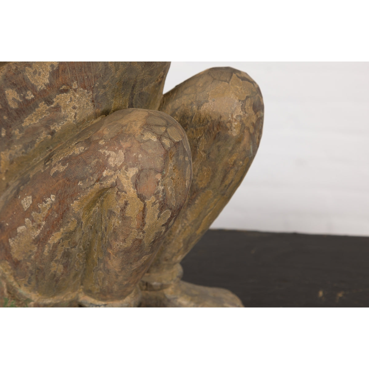 19th Century Wooden Sculpture of a Praying Male Figure-15. Asian & Chinese Furniture, Art, Antiques, Vintage Home Décor for sale at FEA Home