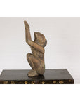 19th Century Wooden Sculpture of a Praying Male Figure-19. Asian & Chinese Furniture, Art, Antiques, Vintage Home Décor for sale at FEA Home