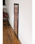 Mandarin Taoist Ceremonial Chinese Scroll Portrait Painting in Custom Frame-14. Asian & Chinese Furniture, Art, Antiques, Vintage Home Décor for sale at FEA Home