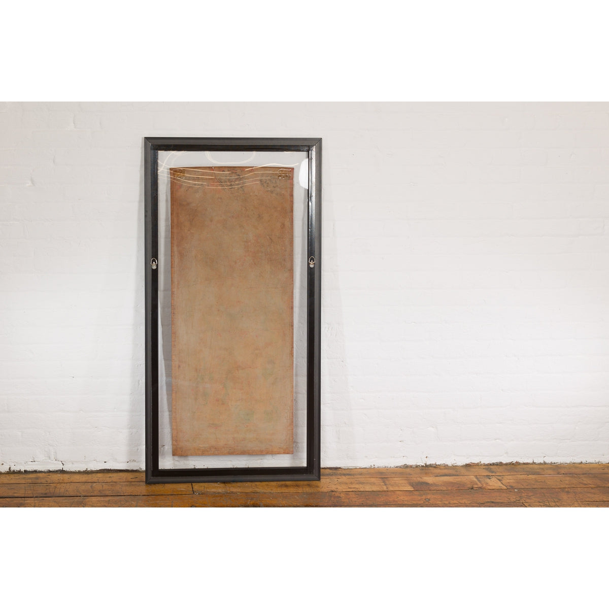 Mandarin Taoist Ceremonial Chinese Scroll Portrait Painting in Custom Frame-15. Asian & Chinese Furniture, Art, Antiques, Vintage Home Décor for sale at FEA Home