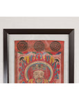 Mandarin Taoist Ceremonial Chinese Scroll Portrait Painting in Custom Frame-3. Asian & Chinese Furniture, Art, Antiques, Vintage Home Décor for sale at FEA Home