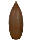 Large Brown Glazed Ceramic Vase with Mottled Finish-12. Asian & Chinese Furniture, Art, Antiques, Vintage Home Décor for sale at FEA Home