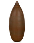 Large Brown Glazed Ceramic Vase with Mottled Finish-1. Asian & Chinese Furniture, Art, Antiques, Vintage Home Décor for sale at FEA Home