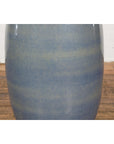 Tall Ceramic Blue Glazed Contemporary Vase-10. Asian & Chinese Furniture, Art, Antiques, Vintage Home Décor for sale at FEA Home