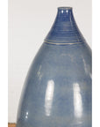 Tall Ceramic Blue Glazed Contemporary Vase-12. Asian & Chinese Furniture, Art, Antiques, Vintage Home Décor for sale at FEA Home