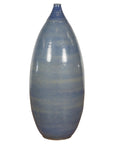 Tall Ceramic Blue Glazed Contemporary Vase-1. Asian & Chinese Furniture, Art, Antiques, Vintage Home Décor for sale at FEA Home
