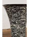 Vintage Black and White Ceramic Planter-10. Asian & Chinese Furniture, Art, Antiques, Vintage Home Décor for sale at FEA Home
