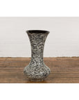 Vintage Black and White Ceramic Planter-14. Asian & Chinese Furniture, Art, Antiques, Vintage Home Décor for sale at FEA Home