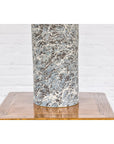 Textured Blue Gray, White, Brown and Black Spattered Ceramic Vase-9. Asian & Chinese Furniture, Art, Antiques, Vintage Home Décor for sale at FEA Home