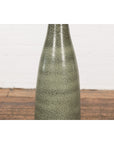 Prem Collection Green Glazed Vase with Green Finish and Blotched Accents-5. Asian & Chinese Furniture, Art, Antiques, Vintage Home Décor for sale at FEA Home