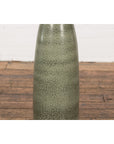 Prem Collection Green Glazed Vase with Green Finish and Blotched Accents-6. Asian & Chinese Furniture, Art, Antiques, Vintage Home Décor for sale at FEA Home