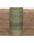 Prem Collection Green Glazed Vase with Green Finish and Blotched Accents-7. Asian & Chinese Furniture, Art, Antiques, Vintage Home Décor for sale at FEA Home