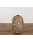 Large Brown & Splattered White Ceramic Decorative Vase-13. Asian & Chinese Furniture, Art, Antiques, Vintage Home Décor for sale at FEA Home