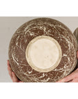 Large Brown & Splattered White Ceramic Decorative Vase-16. Asian & Chinese Furniture, Art, Antiques, Vintage Home Décor for sale at FEA Home