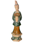 17th Century Ming or Qing Dynasty Chinese Glazed Terracotta Statue of Official-1. Asian & Chinese Furniture, Art, Antiques, Vintage Home Décor for sale at FEA Home