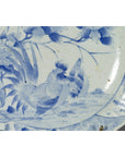 19th Century Blue and White Porcelain Plate Depicting a Rooster and Hen-10. Asian & Chinese Furniture, Art, Antiques, Vintage Home Décor for sale at FEA Home