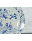 19th Century Blue and White Porcelain Plate Depicting a Rooster and Hen-7. Asian & Chinese Furniture, Art, Antiques, Vintage Home Décor for sale at FEA Home