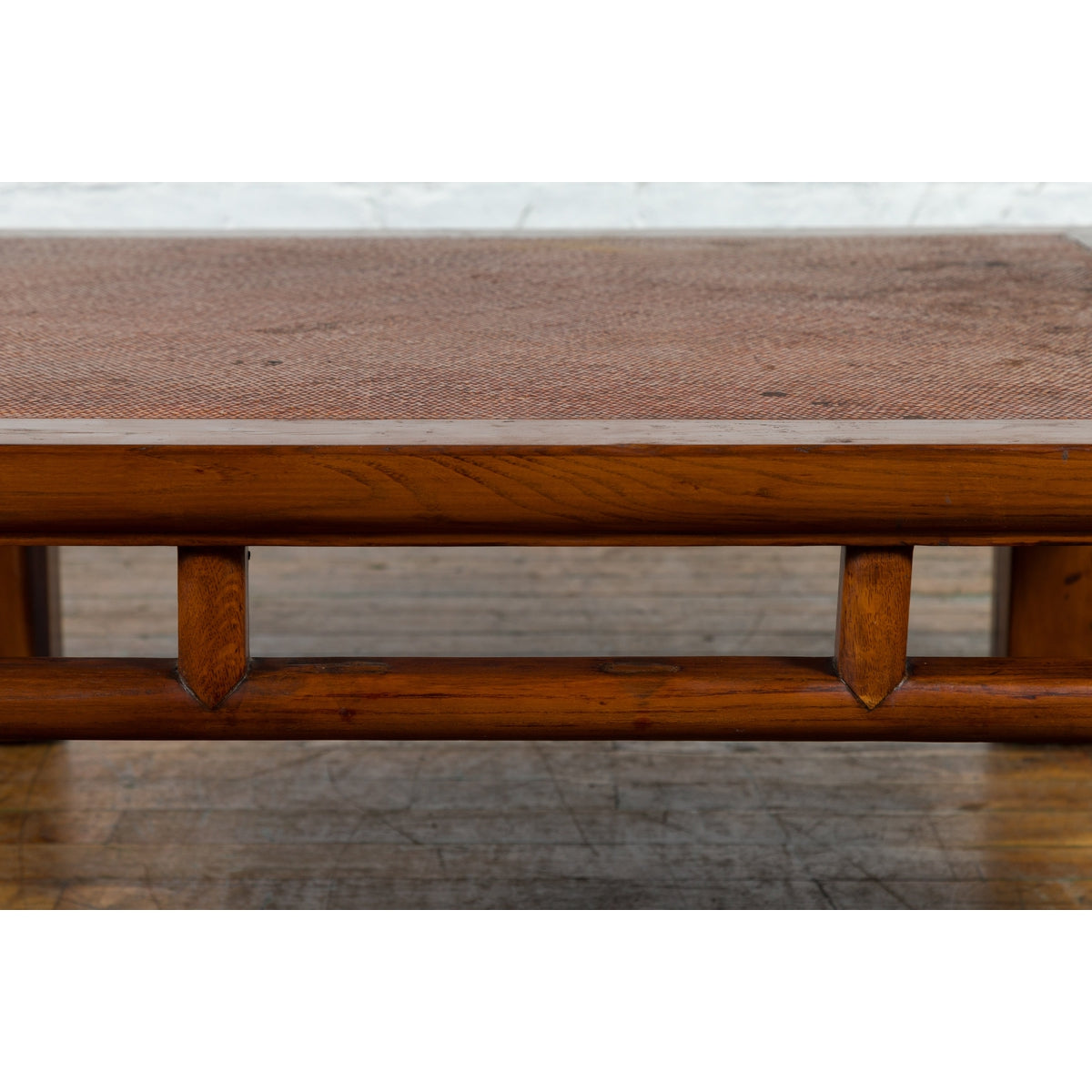 19th Century Elmwood and Rattan Converted Coffee Table from the Qing Dynasty-14. Asian & Chinese Furniture, Art, Antiques, Vintage Home Décor for sale at FEA Home