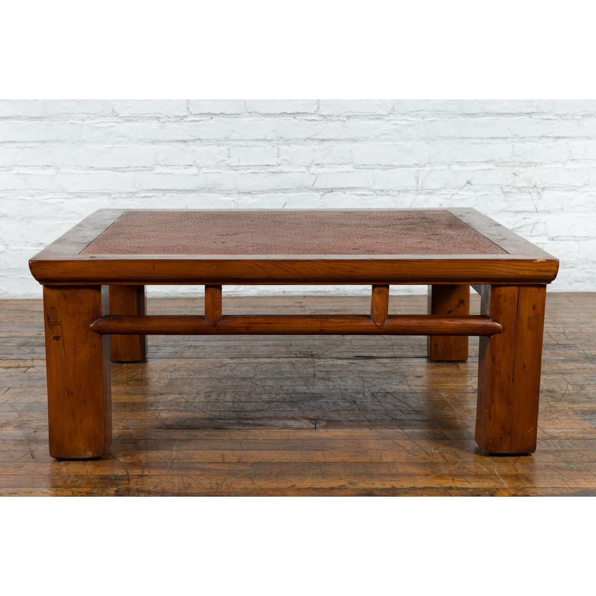 19th Century Elmwood and Rattan Converted Coffee Table from the Qing Dynasty-15. Asian & Chinese Furniture, Art, Antiques, Vintage Home Décor for sale at FEA Home