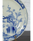 19th Century Hand-Painted Blue and White Japanese Porcelain Charger Plate-13. Asian & Chinese Furniture, Art, Antiques, Vintage Home Décor for sale at FEA Home