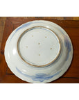 19th Century Hand-Painted Blue and White Japanese Porcelain Charger Plate-17. Asian & Chinese Furniture, Art, Antiques, Vintage Home Décor for sale at FEA Home
