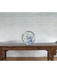 19th Century Hand-Painted Blue and White Japanese Porcelain Charger Plate-3. Asian & Chinese Furniture, Art, Antiques, Vintage Home Décor for sale at FEA Home