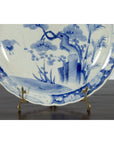 19th Century Hand-Painted Blue and White Japanese Porcelain Charger Plate-7. Asian & Chinese Furniture, Art, Antiques, Vintage Home Décor for sale at FEA Home