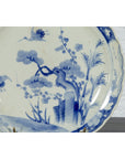 19th Century Hand-Painted Blue and White Japanese Porcelain Charger Plate-9. Asian & Chinese Furniture, Art, Antiques, Vintage Home Décor for sale at FEA Home