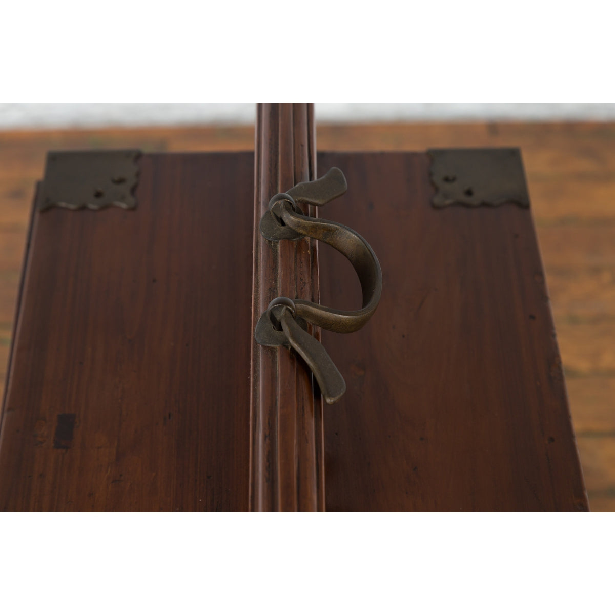 19th Century Traveler's Chest with Removable Door and Interior Drawers-11. Asian & Chinese Furniture, Art, Antiques, Vintage Home Décor for sale at FEA Home