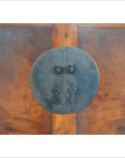 19th Century Chinese Antique Armoire with Burl Wood Panels and Brass Hardware-5. Asian & Chinese Furniture, Art, Antiques, Vintage Home Décor for sale at FEA Home