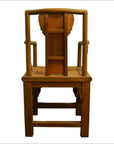 19th Century Chinese Lacquered Carved Elmwood Chair with Traditional Motifs-9. Asian & Chinese Furniture, Art, Antiques, Vintage Home Décor for sale at FEA Home