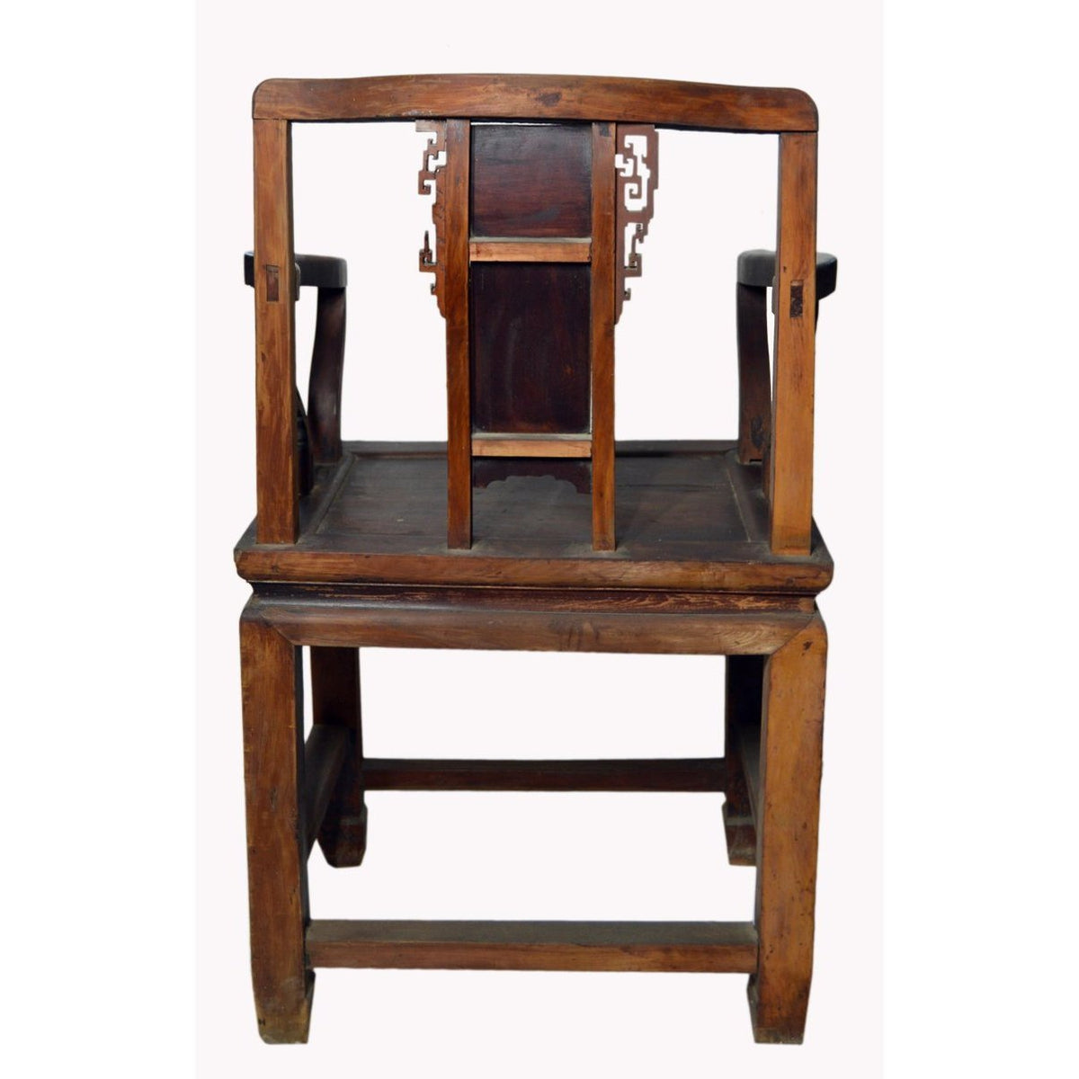 19th Century Chinese Yumu Official's Chair with Hand-Carved Splat and Fretwork-8. Asian & Chinese Furniture, Art, Antiques, Vintage Home Décor for sale at FEA Home