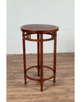19th Century Indonesian Round Pedestal Table with Pierced Apron and Stretchers-5. Asian & Chinese Furniture, Art, Antiques, Vintage Home Décor for sale at FEA Home