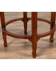 19th Century Indonesian Round Pedestal Table with Pierced Apron and Stretchers-8. Asian & Chinese Furniture, Art, Antiques, Vintage Home Décor for sale at FEA Home