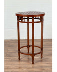 19th Century Indonesian Round Pedestal Table with Pierced Apron and Stretchers-10. Asian & Chinese Furniture, Art, Antiques, Vintage Home Décor for sale at FEA Home