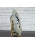 19th Century Japanese Porcelain Imari Plate with Painted Blue and White Décor-17. Asian & Chinese Furniture, Art, Antiques, Vintage Home Décor for sale at FEA Home