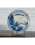 19th Century Japanese Porcelain Imari Plate with Painted Blue and White Décor-2. Asian & Chinese Furniture, Art, Antiques, Vintage Home Décor for sale at FEA Home